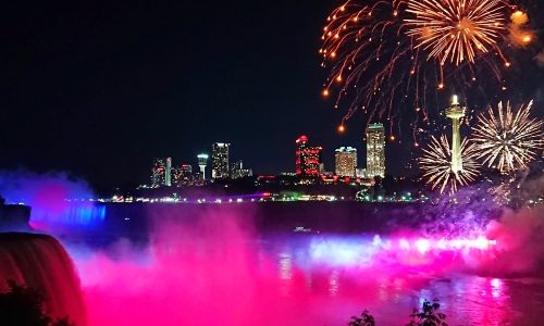 Best of Niagara Falls Canada Illumination Tour 2 Fireworks